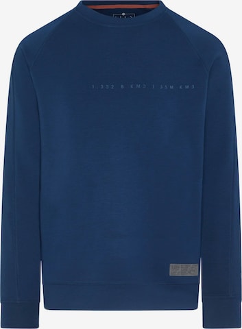 Born Living Yoga Sweatshirt 'Hughes' in Blauw: voorkant