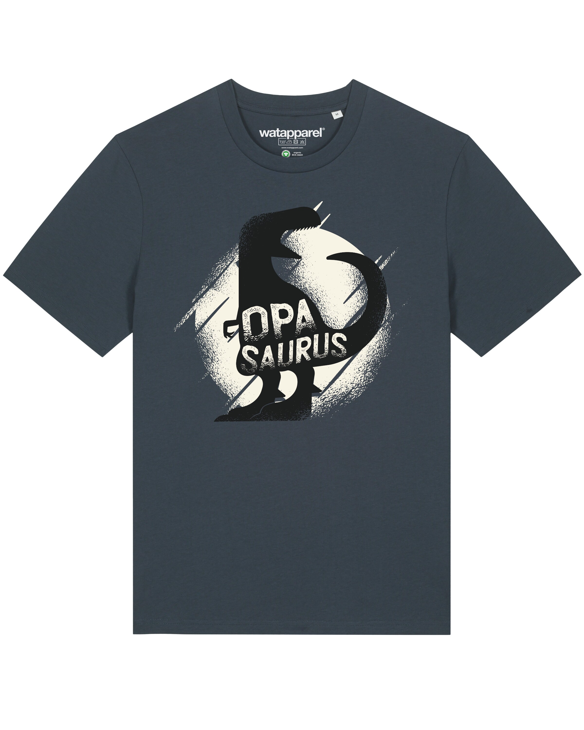 T-Shirt 'Opasaurus' Watapparel en gris : devant