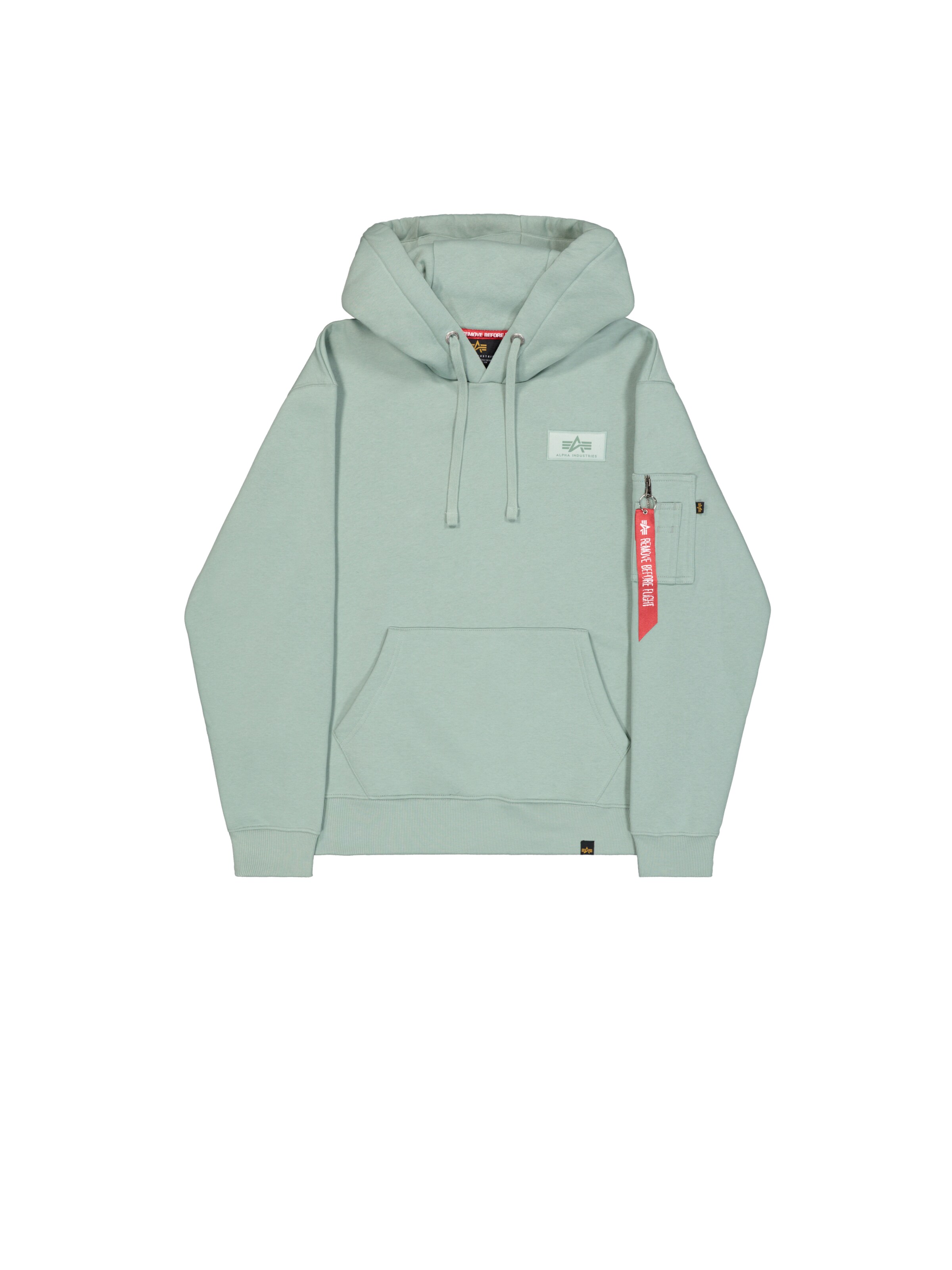 ALPHA INDUSTRIES Sweatshirt in Grün: Vorderseite