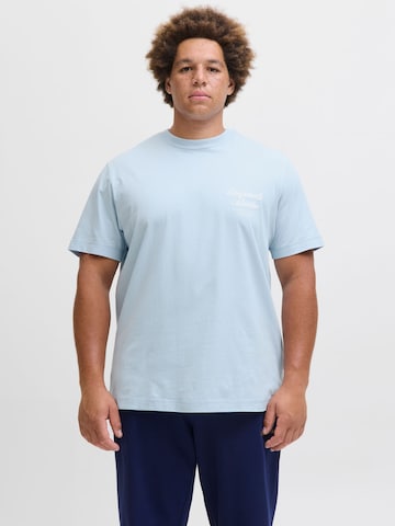 JACK & JONES - Camiseta en azul: frente