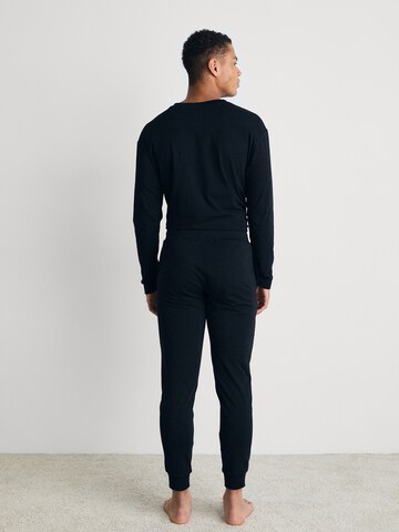 HUGO - regular Pantalón de pijama 'Laze' en negro