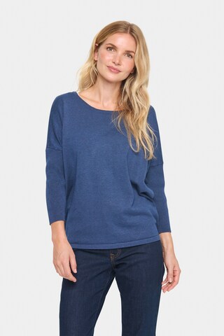 Pullover 'SZ MIla' di SAINT TROPEZ in blu: frontale