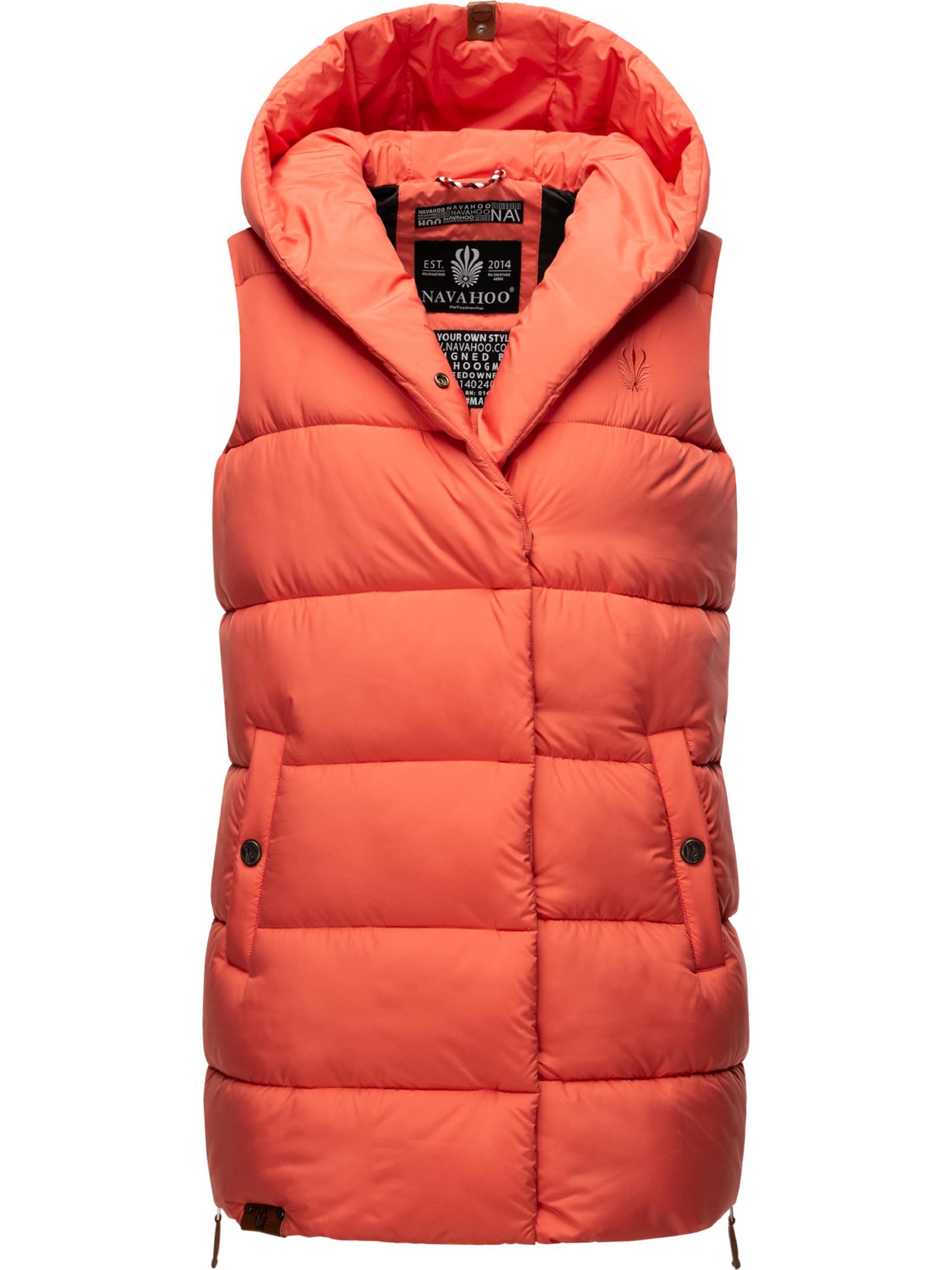 NAVAHOO Γιλέκο 'Madilynaa' σε πορτοκαλί: μπροστά