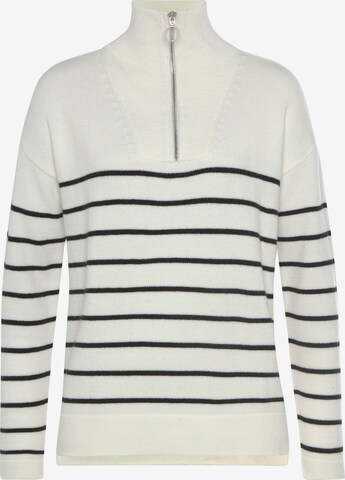 BRUNO BANANI Sweater in White: front