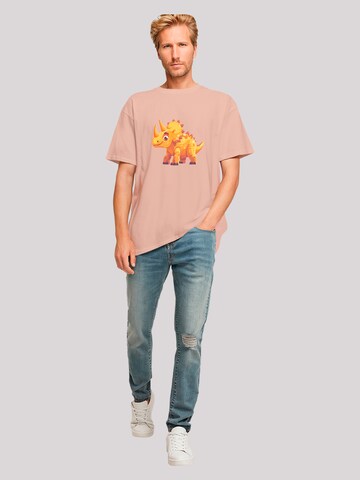 T-Shirt 'Cute Triceratops Dinosaur Toy' F4NT4STIC en beige