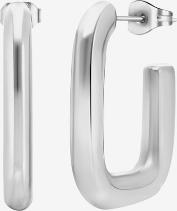Lucardi Oorbellen in Zilver: voorkant