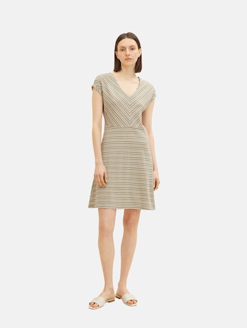 TOM TAILOR Kleid in Beige: predná strana