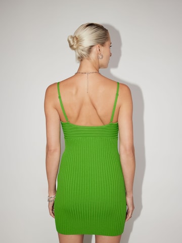 LeGer by Lena Gercke Knitted dress 'Arlene' in Green