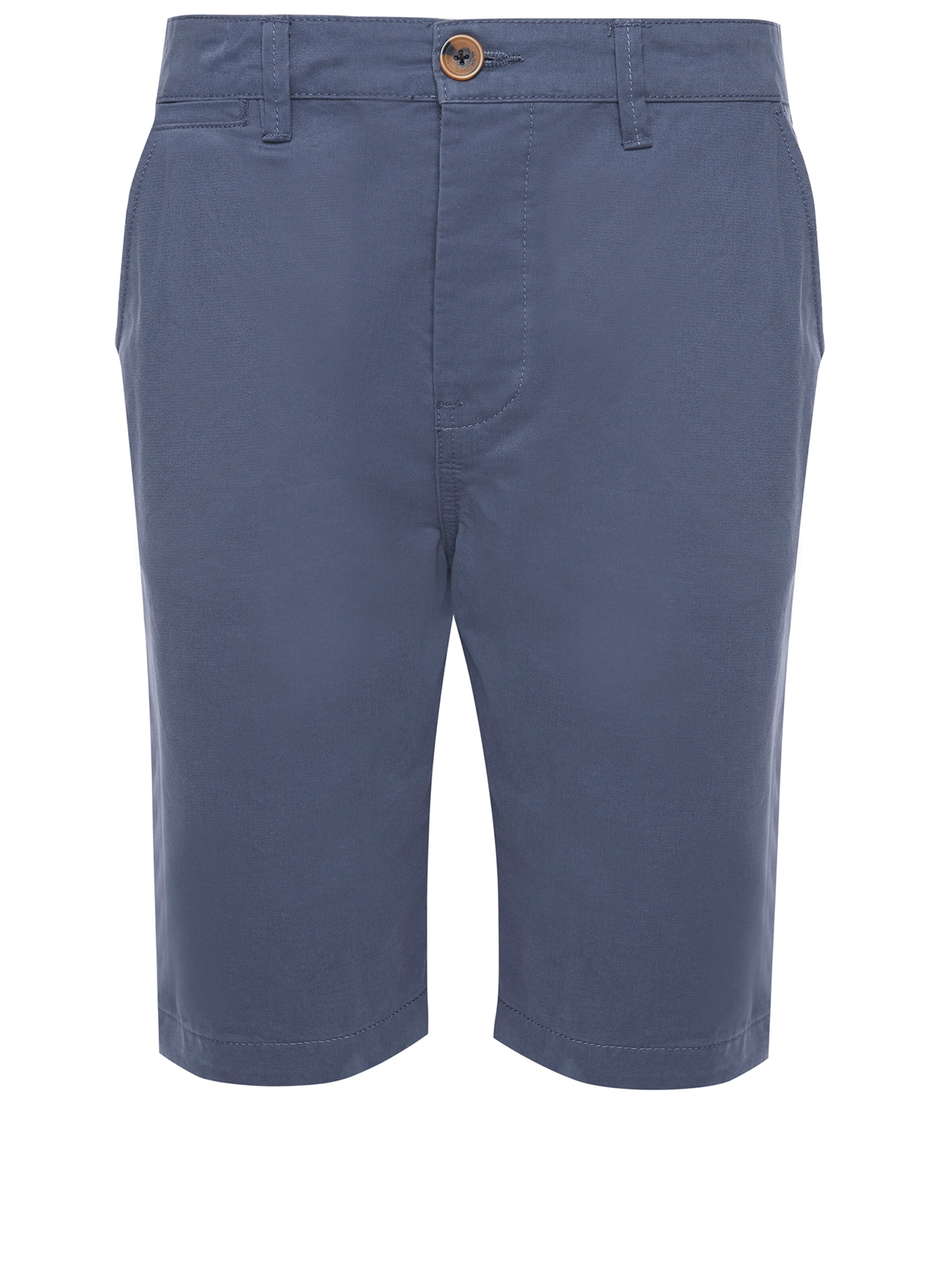 Threadbare Short 'Southsea' in Blau: Vorderseite