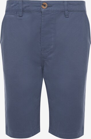 Pantalon chino 'Southsea' Threadbare en bleu : devant