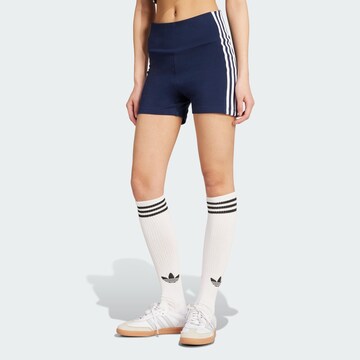 Skinny Pantalon 'Adicolor' ADIDAS ORIGINALS en bleu : devant