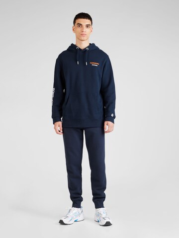 Superdry Tapered Pants 'Essential' in Blue