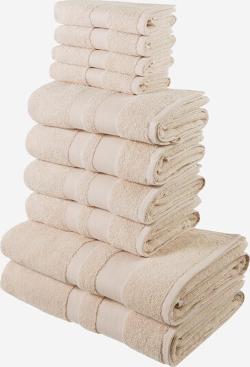 MY HOME Handtuch in creme, Produktansicht