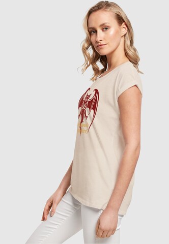Merchcode Shirt 'Hollywood Vampires - Bat' in Beige