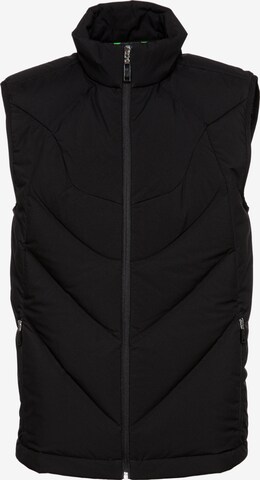 BOSS Vest 'Titanium' in Black: front