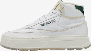 Reebok Classics High-Top Sneakers 'Club C Geo' in White: front