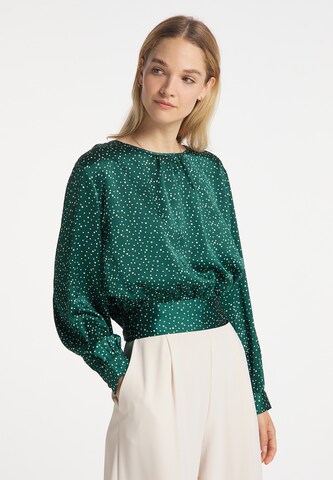 DreiMaster Klassik Blouse in Groen: voorkant