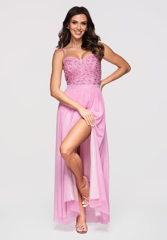 Ombre Avondjurk in Roze