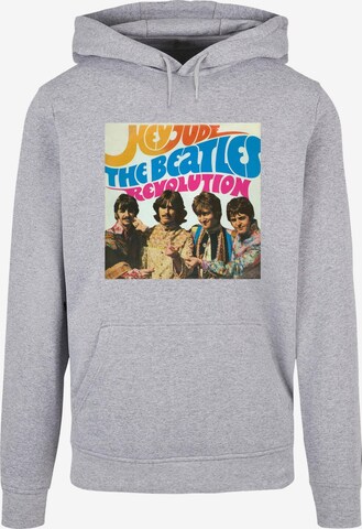 Merchcode Sweatshirt 'Beatles - Album Hey Jude' in Grijs: voorkant