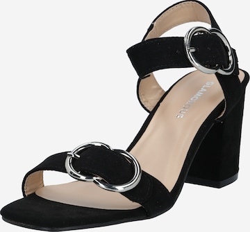 Sandalo con cinturino di GLAMOROUS in nero: frontale