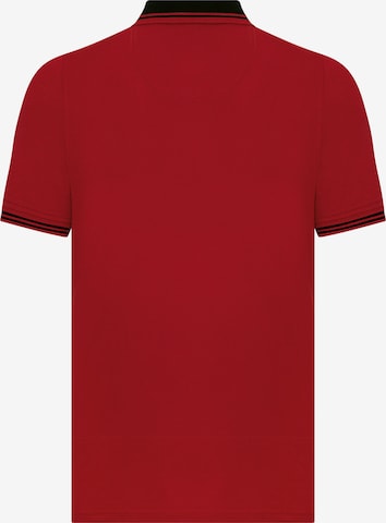 DENIM CULTURE Koszulka 'ZORAN' w kolorze czerwony