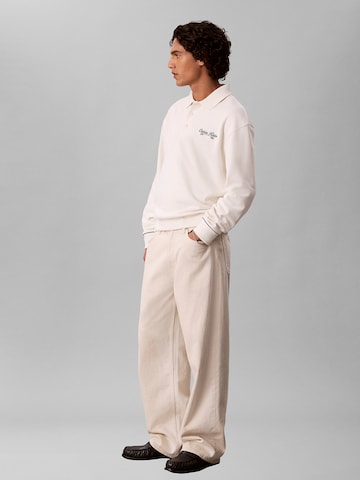 Sweat-shirt Calvin Klein Jeans en beige
