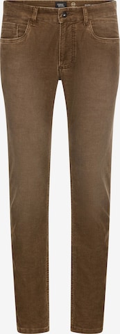 CAMEL ACTIVE Slim Fit 5-Pocket Hose in Braun: Vorderseite
