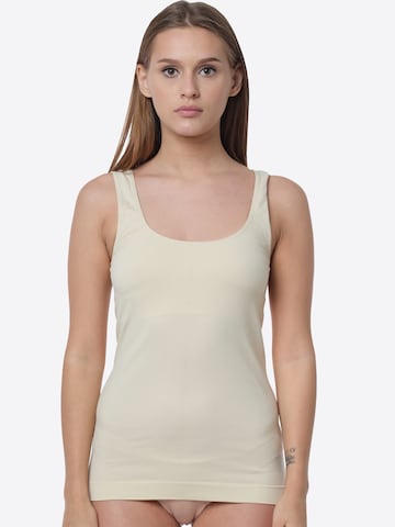 Maillot de corps Yenita en beige : devant