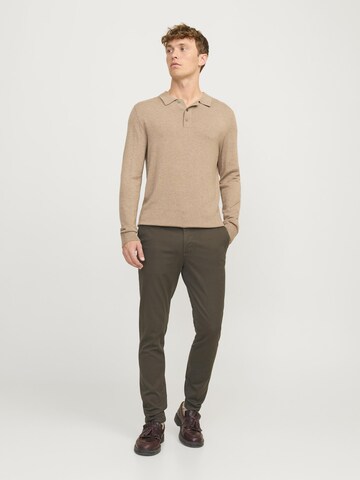 JACK & JONES Slimfit Chino 'JPSTMarco JJArthur' in Bruin