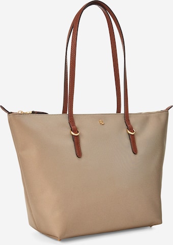 Cabas 'KEATON' Lauren Ralph Lauren en beige : devant