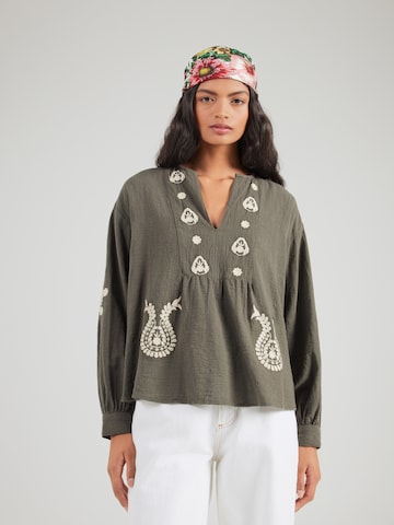 ONLY Blus 'ONLMoon' i grön: framsida