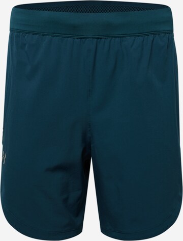 Pantaloni sportivi di UNDER ARMOUR in blu: frontale