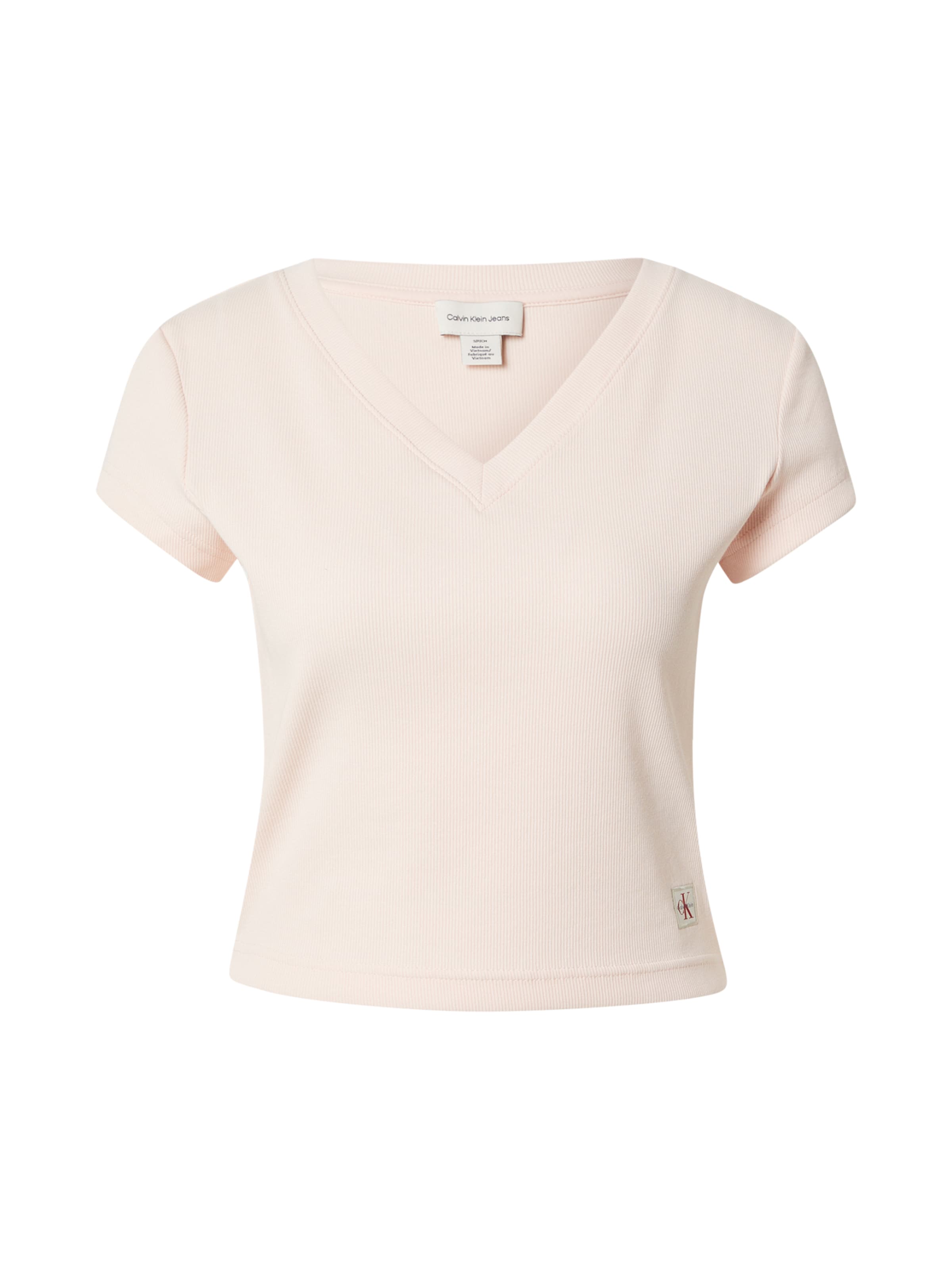 Calvin Klein Jeans Tričko – pink: přední strana