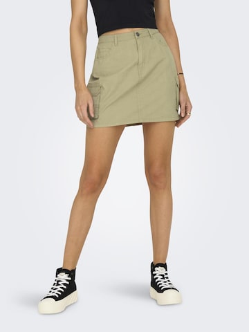 ONLY Rok 'NIKA' in Beige: voorkant