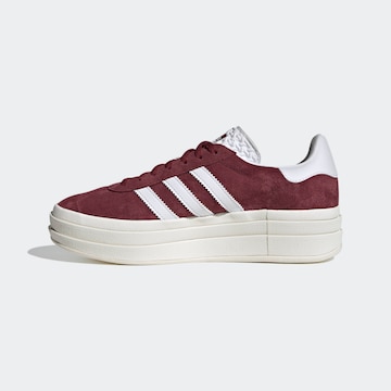 ADIDAS ORIGINALS - Sapatilhas baixas 'Gazelle Bold' em vermelho