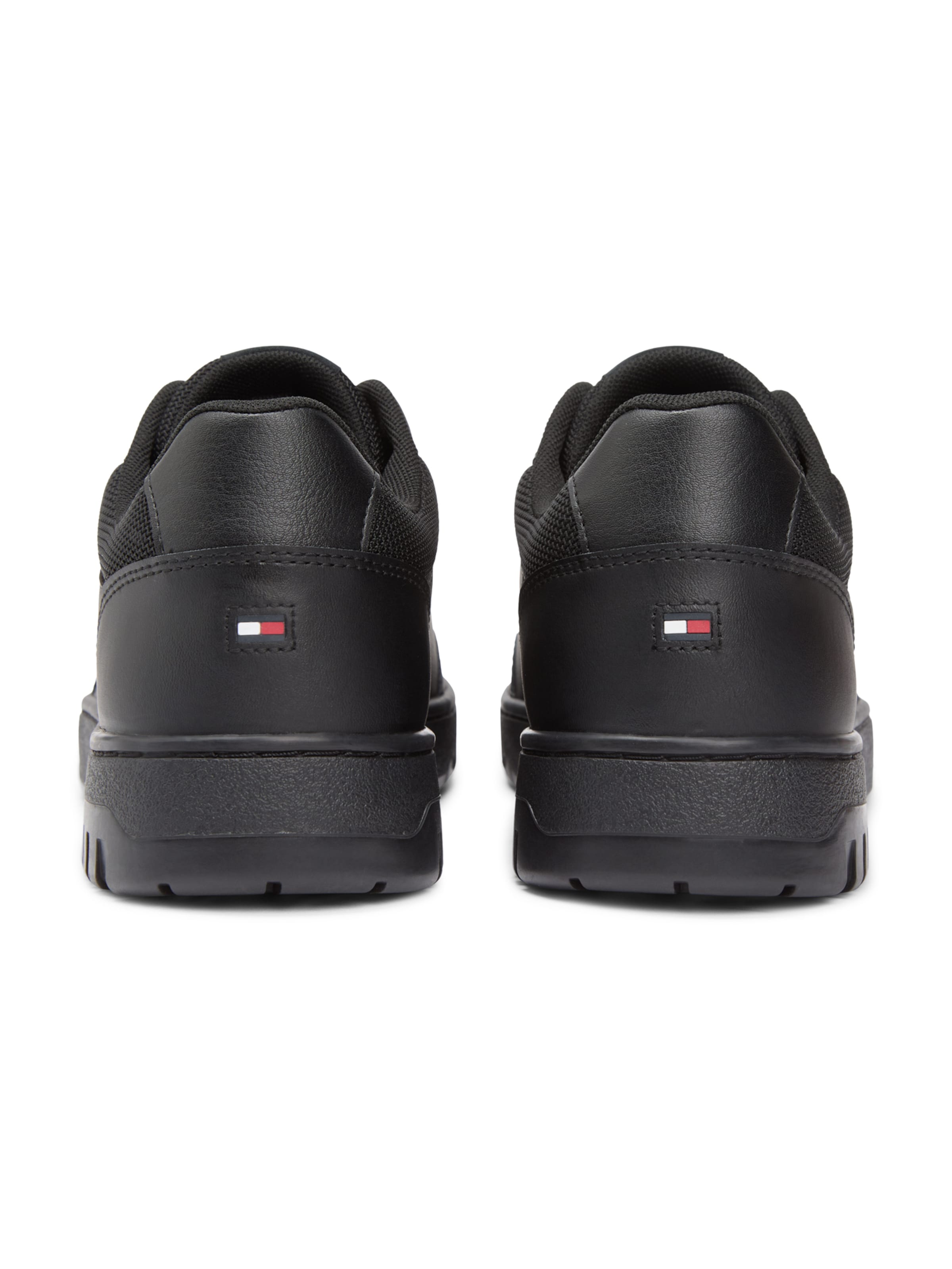 melns TOMMY HILFIGER Zemie brīvā laika apavi 'BASKET CORE LITE'