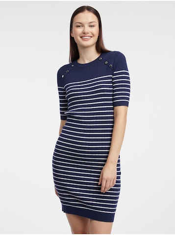 Orsay Knitted dress in Blue: front