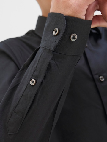 Coupe regular Chemise Jack & Jones Junior en noir