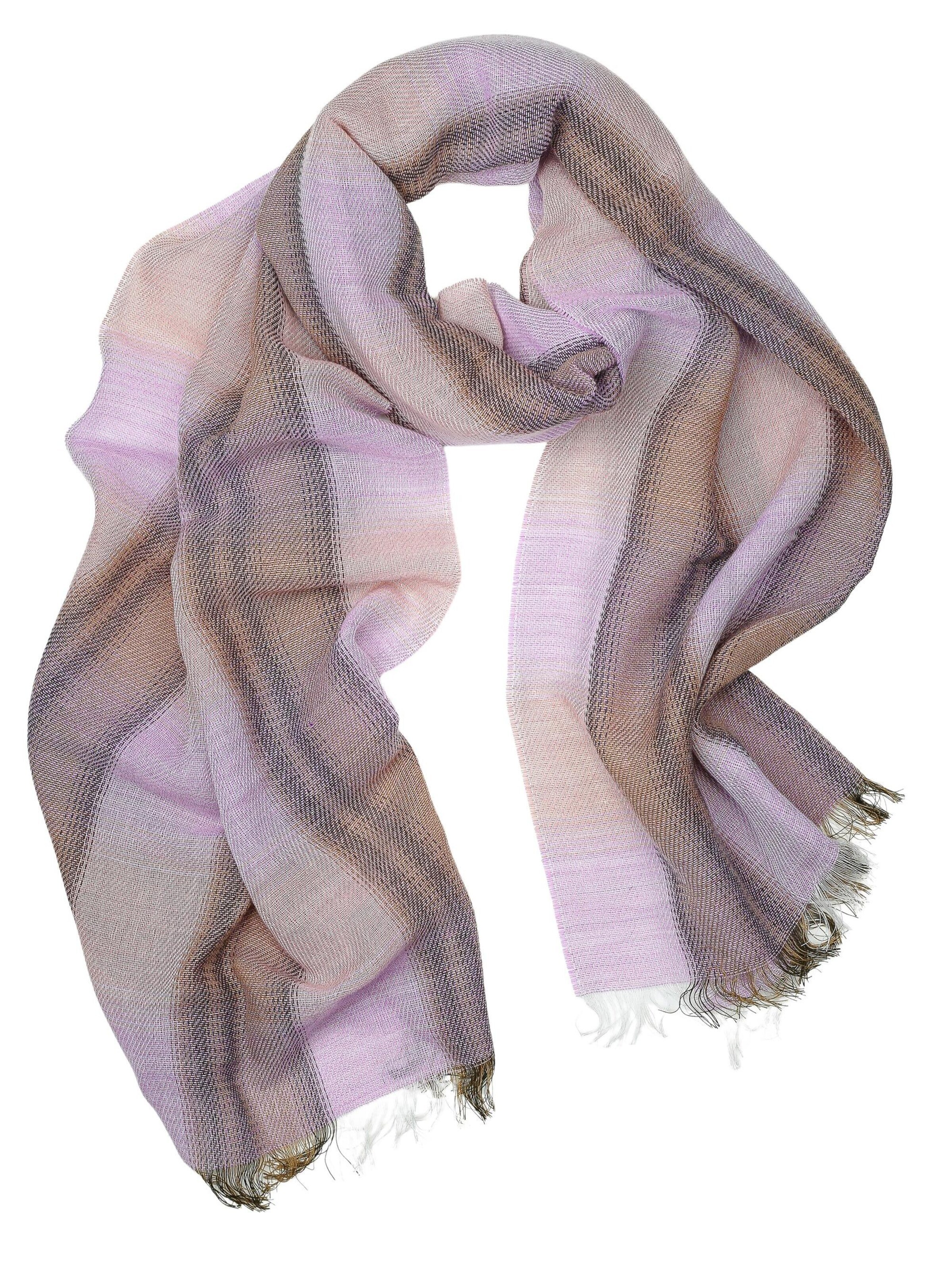 COLLEZIONE ALESSANDRO Scarf 'Tenero' in Pink: front