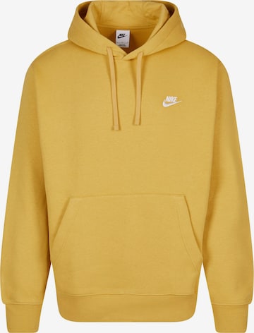 Nike Sportswear Sweatshirt 'Club Fleece' in Gelb: predná strana