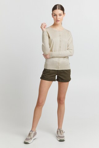Oxmo Gebreid vest 'Hlin' in Beige