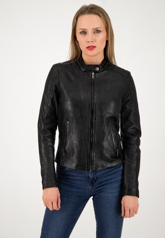 URBAN 5884® Lederjacke 'Gigi' in Schwarz: predná strana