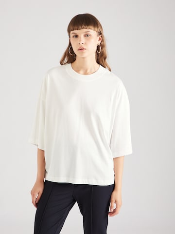s.Oliver Oversized shirt in White: front