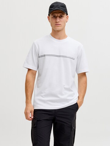 JACK & JONES Bluser & t-shirts 'JCOFUSION' i hvid: forside
