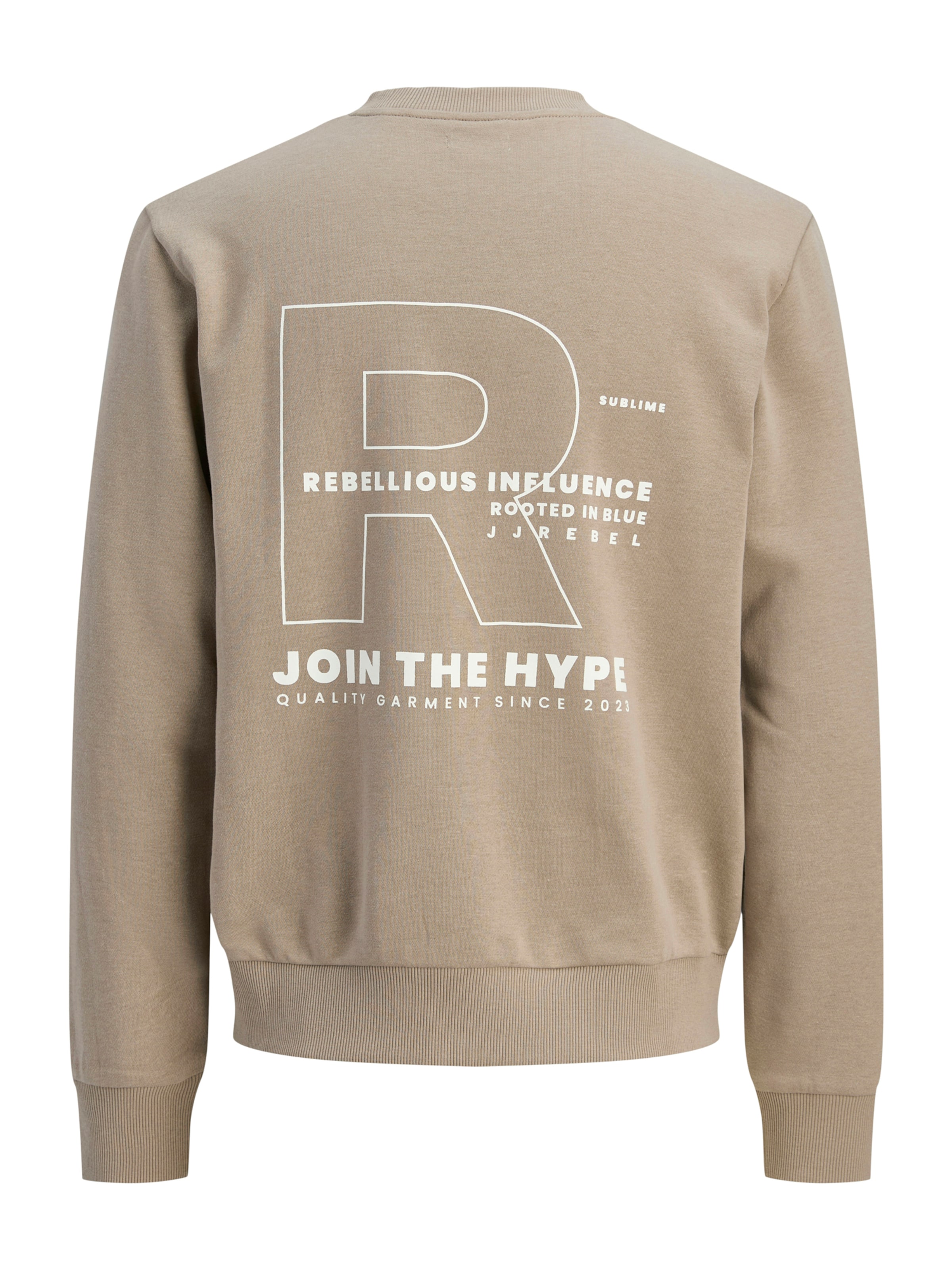 JJ Rebel - Sweatshirt 'JREBZAKI' em castanho