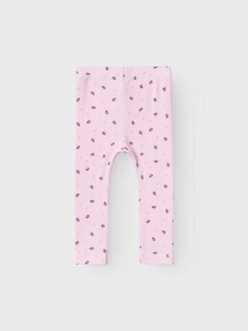 NAME IT Skinny Legginsy w kolorze różowy