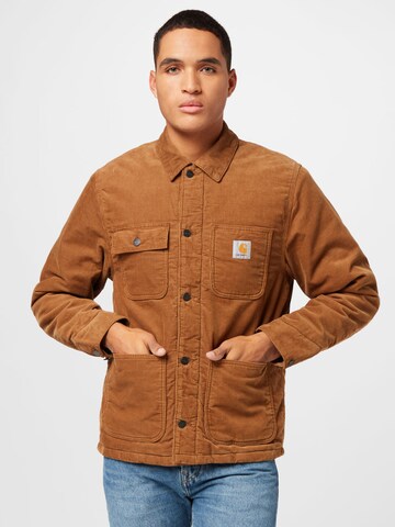 Carhartt WIP Between-Season Jacket 'Michigan' in Brown: front