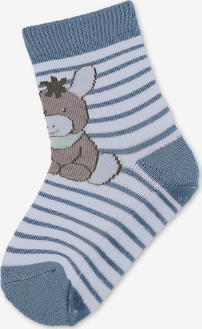 STERNTALER Socken 'Fliesen Flitzer Emmi' in Blau