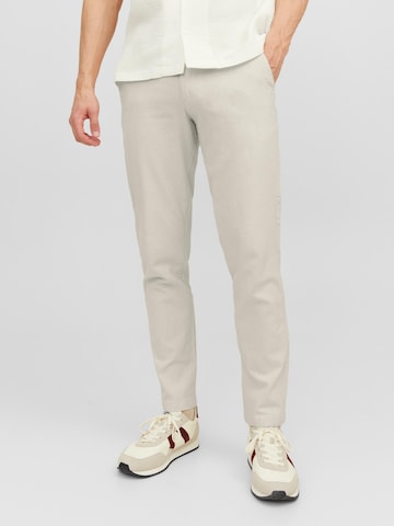 Regular Pantalon chino 'Stace' JACK & JONES en beige : devant