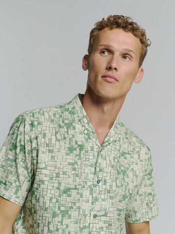 No Excess Regular fit Button Up Shirt in Green